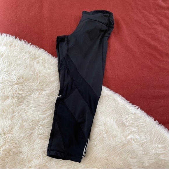 Zella reflective black running mesh tights sz.S - Picture 1 of 3